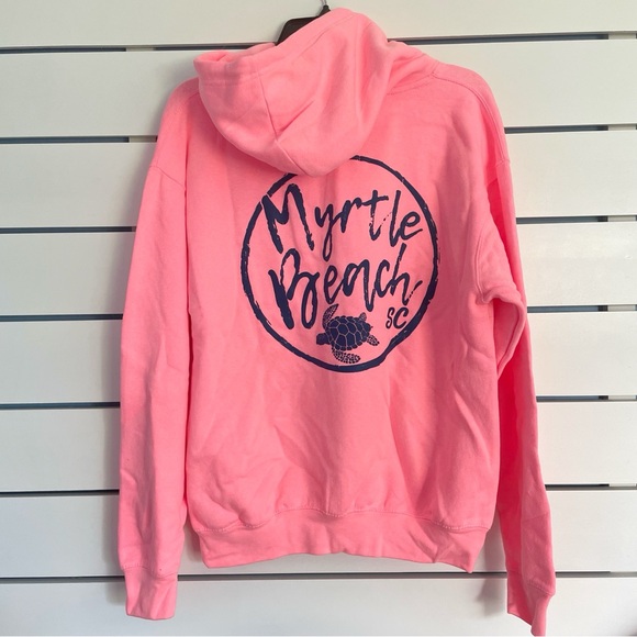 Small pink Myrtle Beach hoodie - Picture 2 of 4